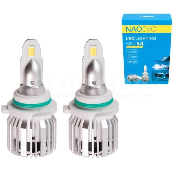 LED лампа для авто S4 HB4 60W 6500K (комплект) NAOEVO (S4-HB4)