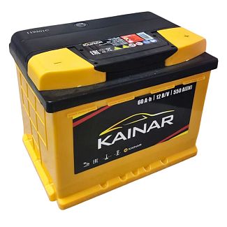 Аккумулятор автомобильный 60Ач 550А "+" справа KAINAR