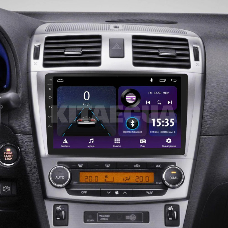 Штатна магнітола E9232 2+32 Gb 9" Toyota Avensis 3 2008-2015 SIGMA4car (42175) - 3