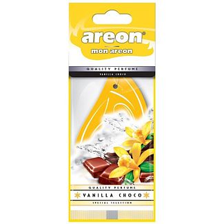 Ароматизатор сухой листик "ванильный шоколад" Mon Vanilla Choco AREON