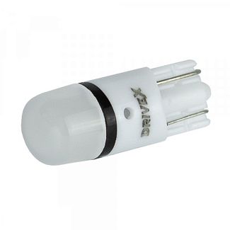 LED лампа для авто W5W T10 0.6W 6000K (комплект) DriveX