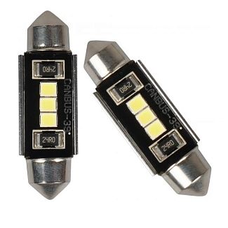 Светодиодная лампа V3 9/18V C5W 5500K (компл.) AMS