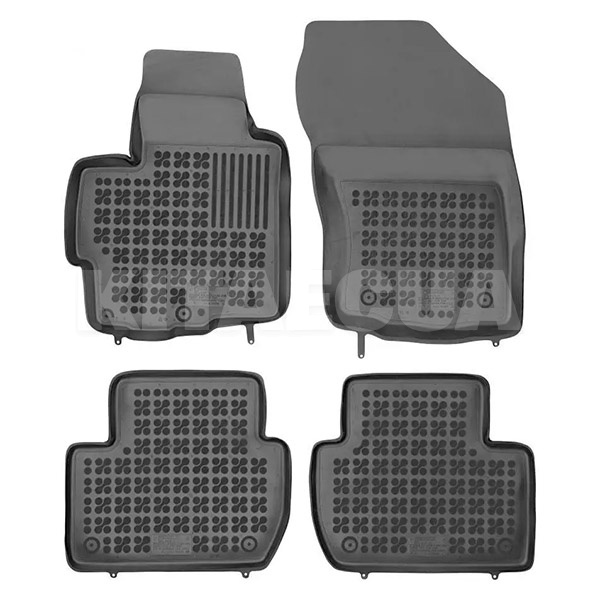Резиновые коврики в салон Mitsubishi Outlander II (2005-н.в.) (4шт) 202303 REZAW-PLAST (2429)