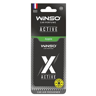 Ароматизатор X Active Apple "яблоко" сухой листик Winso