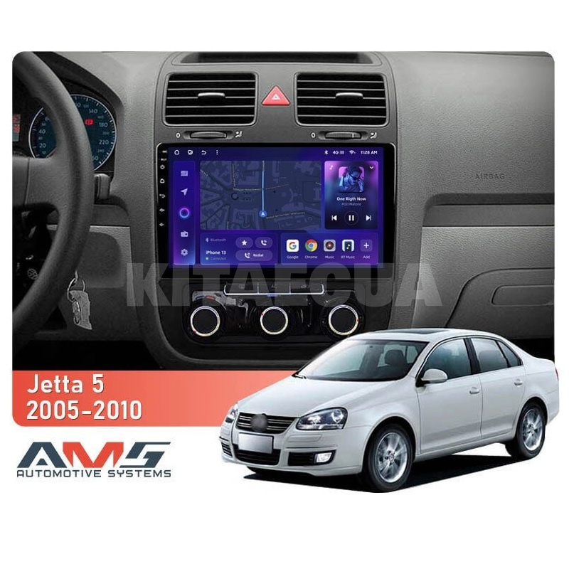 Штатна магнітола MOSS M3 4+32 ГБ 10" Volkswagen Jetta 5 2005-2010 (F3) AMS (50932) - 2