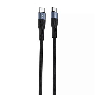 Кабель Type-C Type-C 60W 1м Light Silicone черный PROOVE