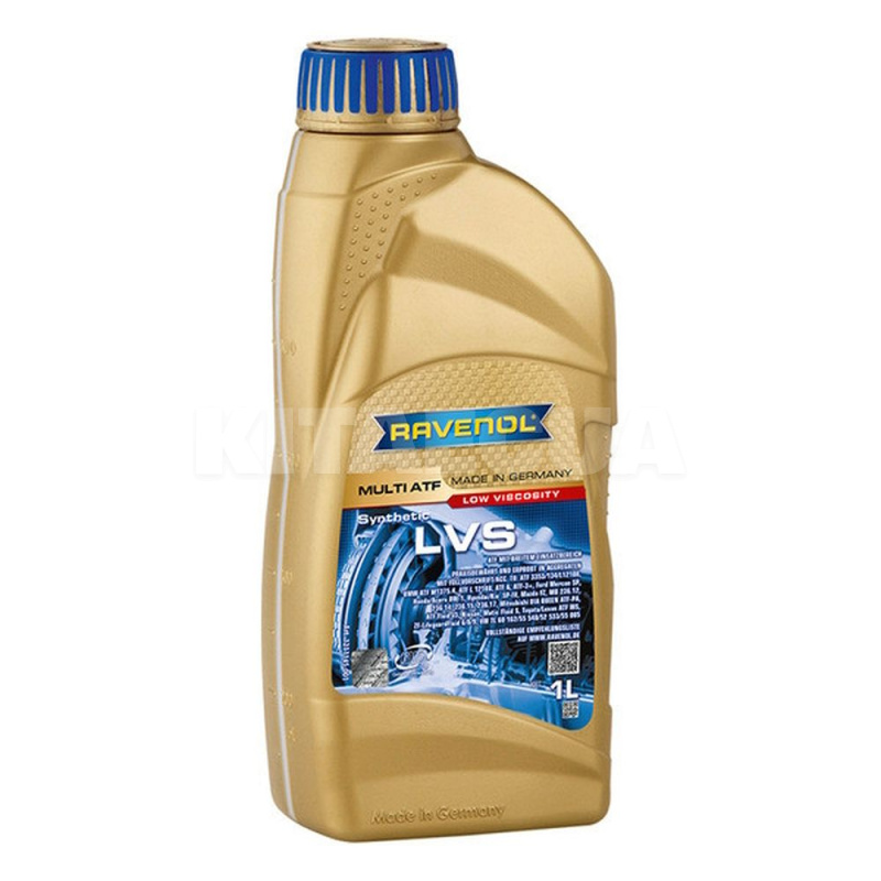 Олія трансмісійна синтетична 1л ATF Multi lvs fl RAVENOL (RAV MULTI ATF LVS FL)