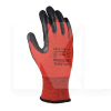 Перчатки рабочие антискользящие трикотажные с латексным покрытием красные XL Extragrab DOLONI (4193)
