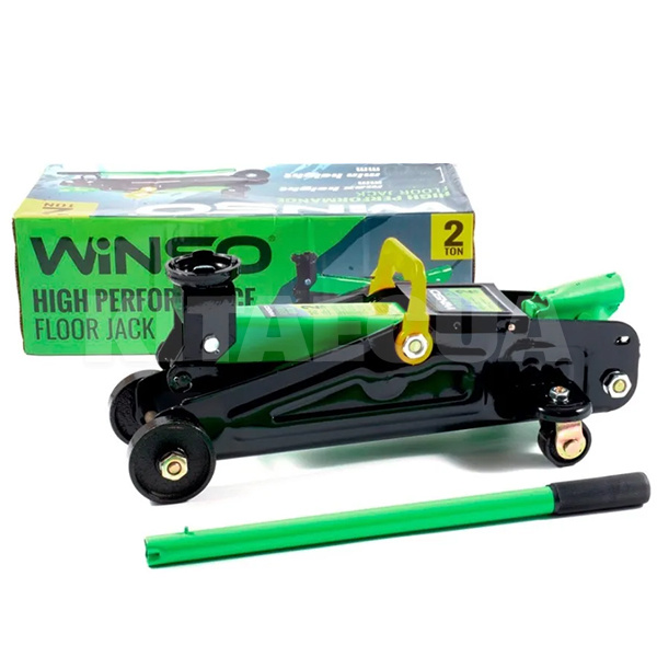 Домкрат гідравлічний підкатний до 2т (130мм-330мм) Картонна упаковка Winso (171700)
