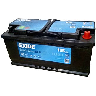 Аккумулятор автомобильный 105Ач 950А "+" справа EXIDE
