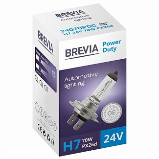 Галогенна лампа H7 70W 24V Power Duty CP BREVIA