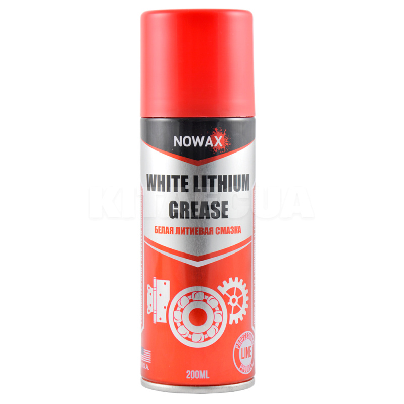 Cмазка литиевая универсальная 200мл White Lithium Grase NOWAX (NX20500)