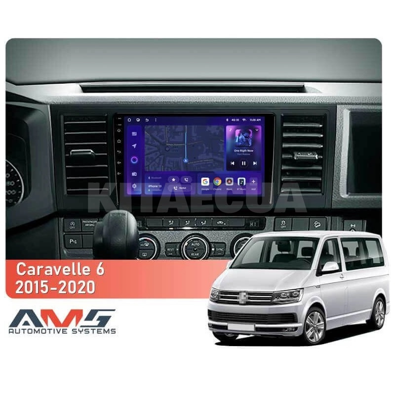 Штатна магнітола MOSS M3 4+32 ГБ 9" Volkswagen Caravelle 6 T6.1 2015-2020 (L1) AMS (50751) - 2