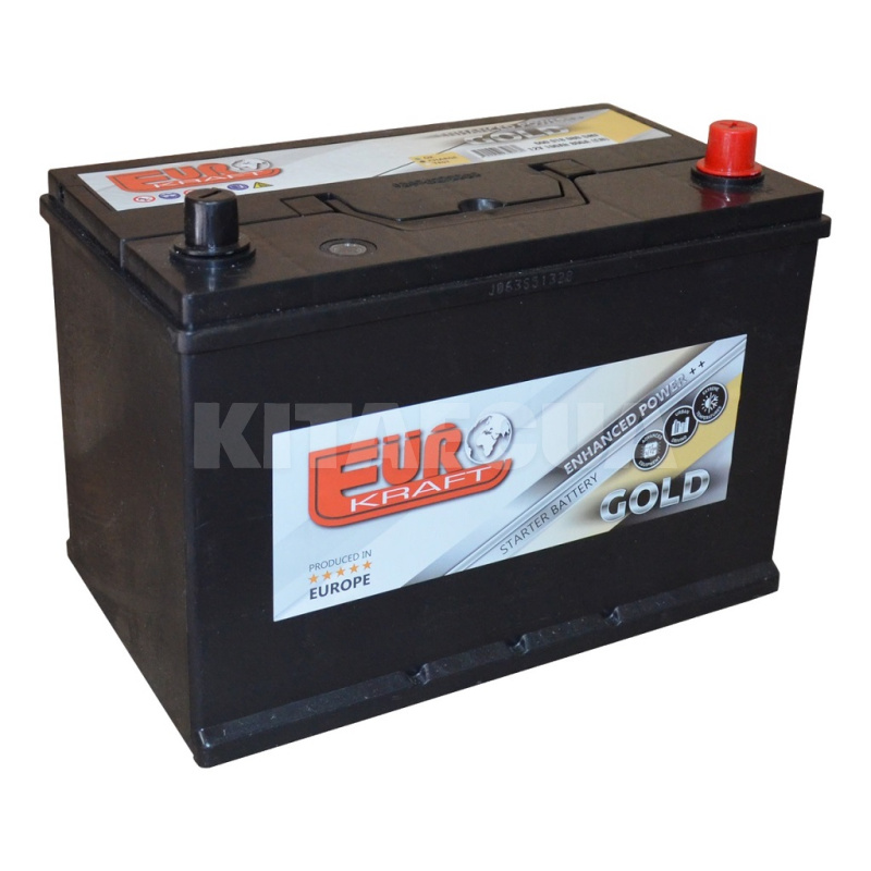 Аккумулятор автомобильный 100ч 800А "+" справа EUROKRAFT (СТ-00147096)