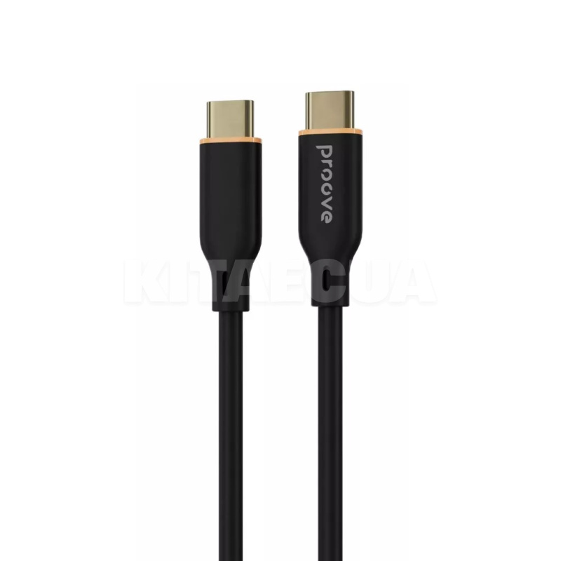 Кабель Type-C Type-C 60W 1м Jelly Silicone чорний PROOVE (492010001)