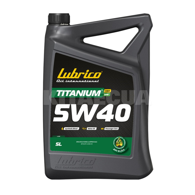 Масло моторне синтетичне 5л 5W-40 TITANIUM CDX DPF LUBRICO (L-1163-10100050)