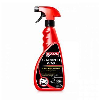 Автошампунь Shampoo Wax 500мл концентрат с воском EXOL