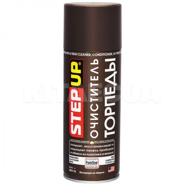 Очиститель пластика салона 341мл "цитрус" StepUp (SP5118)