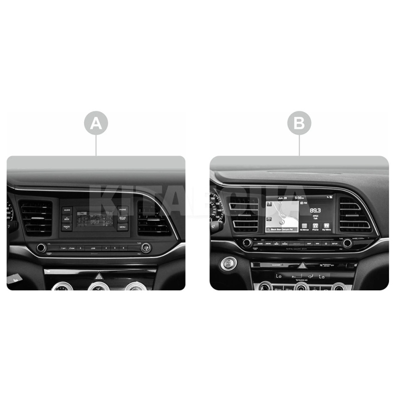 Штатна магнітола E9232 2+32 Gb 9" Hyundai Elantra 6 2018-2020 SIGMA4car (41856) - 3