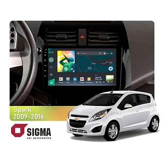 Штатная магнитола X9232 2+32 Gb 9" Chevrolet Spark M300 2009-2016 (F1) SIGMA4car