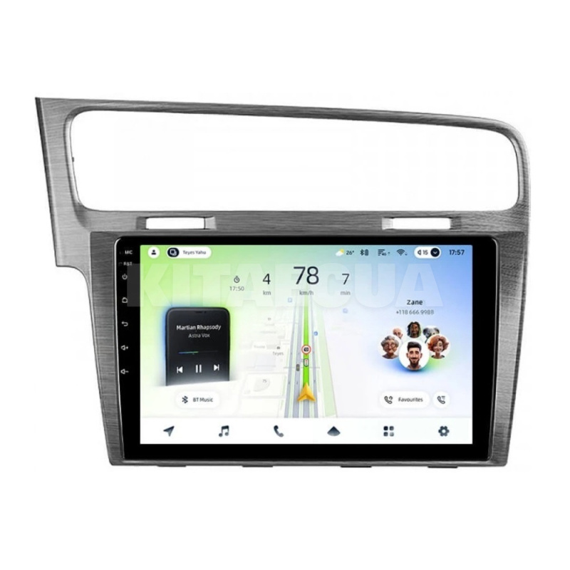 Штатная магнитола CC4L 4+64 Gb 10" Volkswagen Golf 7 (F1) 2012-2020 Silver Teyes (72483)