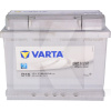 Акумулятор 63Ач Euro (T1) 242x175x190 із зворотною полярністю 610A Silver Dynamic VARTA (37110-M6610)