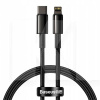 Кабель Type-C - Lightning PD 20W 1м чорний BASEUS (CATLWJ-01)