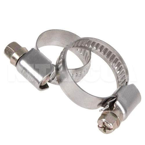 Хомут червячный нержавейка W2 20-32 мм 9мм VITOL (20-32 W2) - 3