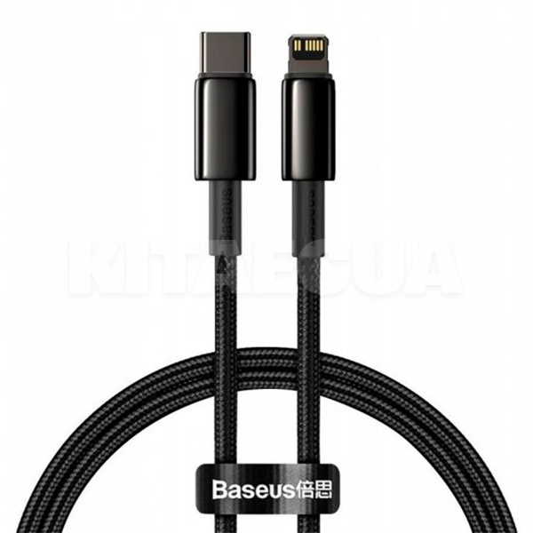 Кабель Type-C - Lightning PD 20W 1м чорний BASEUS (CATLWJ-01)
