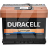 Автомобільний акумулятор Advanced 62Ач 550А "+" справа DURACELL (DA62H)