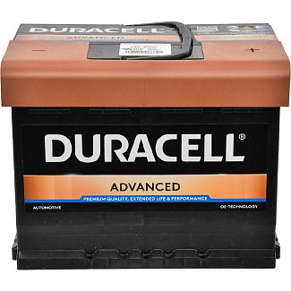 Аккумулятор автомобильный Advanced 62Ач 550А "+" справа DURACELL