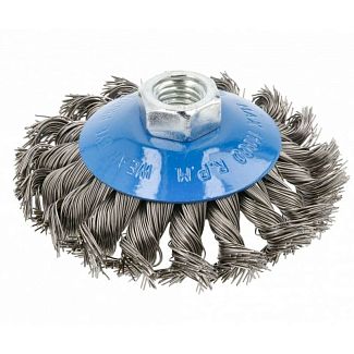 Щітка дискова з різьбленням 100 мм HOGERT