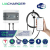 Зарядка для электромобиля 9.2 кВт 40А 1-фаза Type Tesla (американское авто) 6м WALL WiFi UACHARGER (CHC-WLWF220941-23-6)
