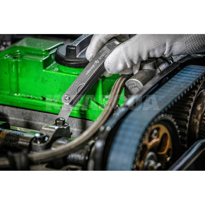 Комплект щупів вимірювання зазорів (31 шт.) HOGERT (HT8G331) - 3