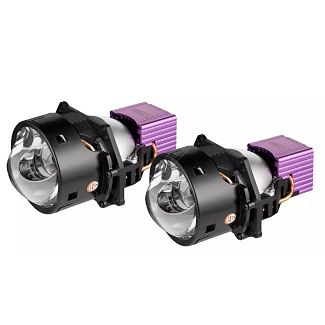 BI LED лінзи у фари TIR PRO 3'' 75/50W 5500K Kamiso