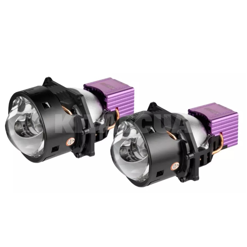 BI LED линзы в фары TIR PRO 3'' 75/50W 5500K Kamiso (DLPD-07-03)