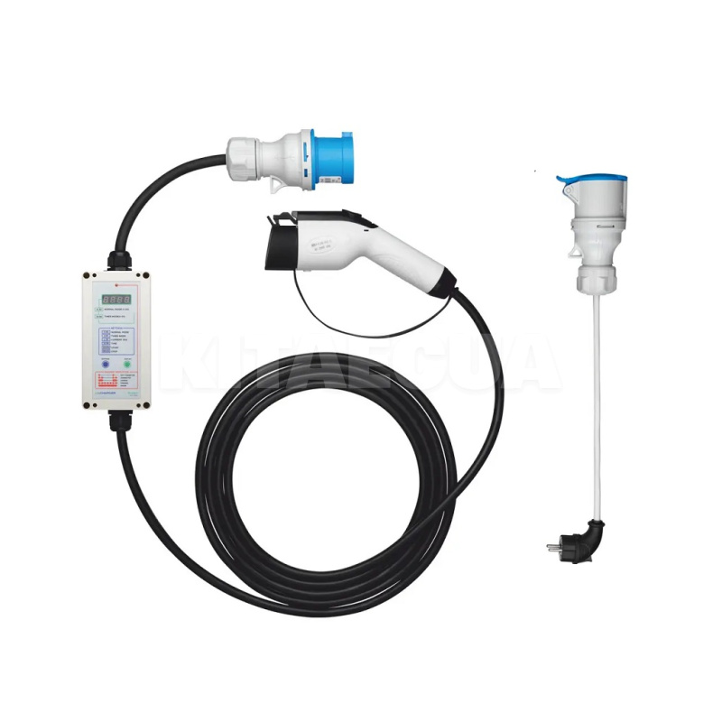 Зарядка для электромобиля Type 1 7.4 кВт 32А 1-фаза EXPERT+ UACHARGER (CHC-EX120711HL-21-7)