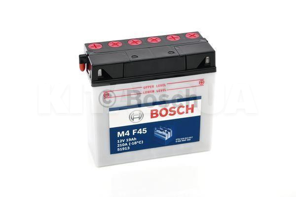 Мото аккумулятор 19Ач 210А "+" справа Bosch (0092M4F450)