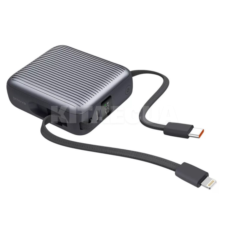 Портативная зарядная батарея Moon Rock 10000 мАч 22.5W серый PROOVE (628120010) - 2