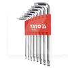 Набор ключей TORX Г-образных c шаром 8 предметов Т9-Т40 YATO (YT-05123)