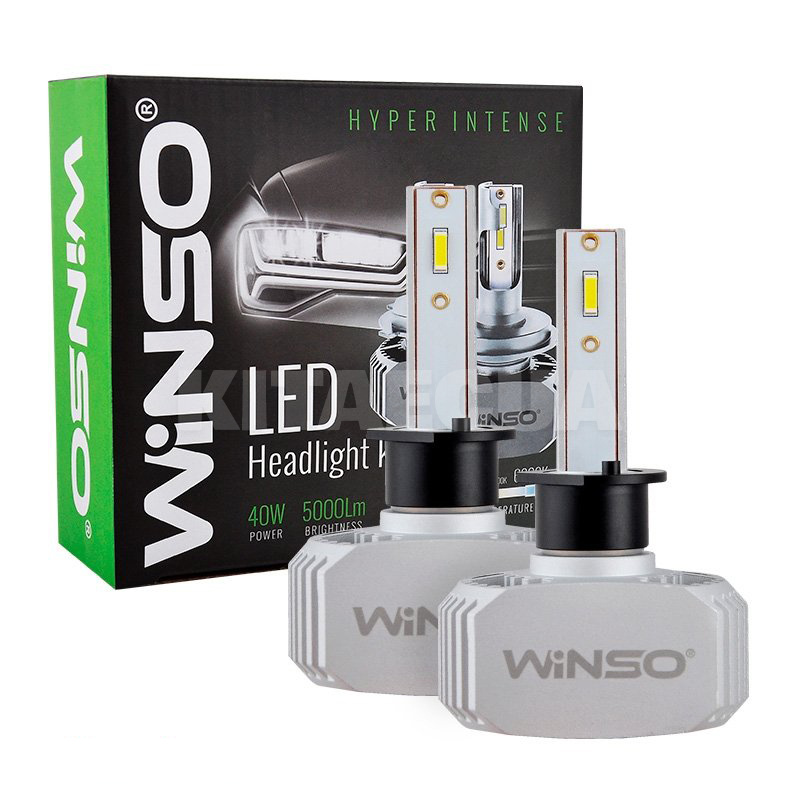 LED лампа для авто Hyper Intense P14.5s 40W 6000K (комплект) Winso (792100)