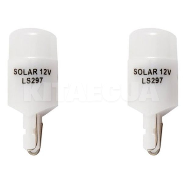 LED лампа для авто W2.1x9.5d 1W (комплект) Solar (LS298_B2)