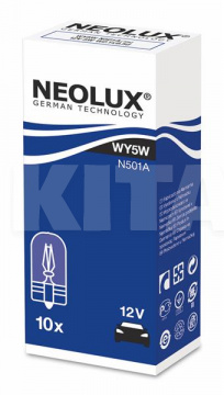 Лампа накаливания 12v 5w standard NEOLUX (NE N501A) - 2