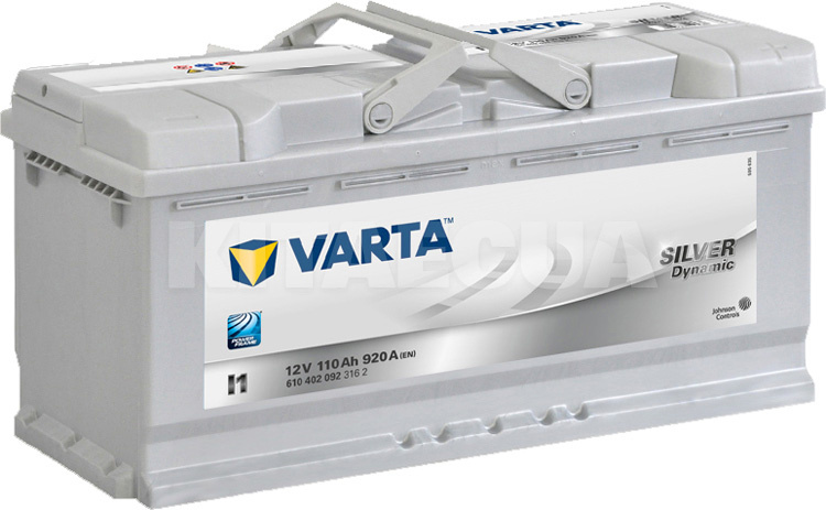 Акумулятор автомобільний 110Ач 920А "+" праворуч VARTA (VT 610402SD)