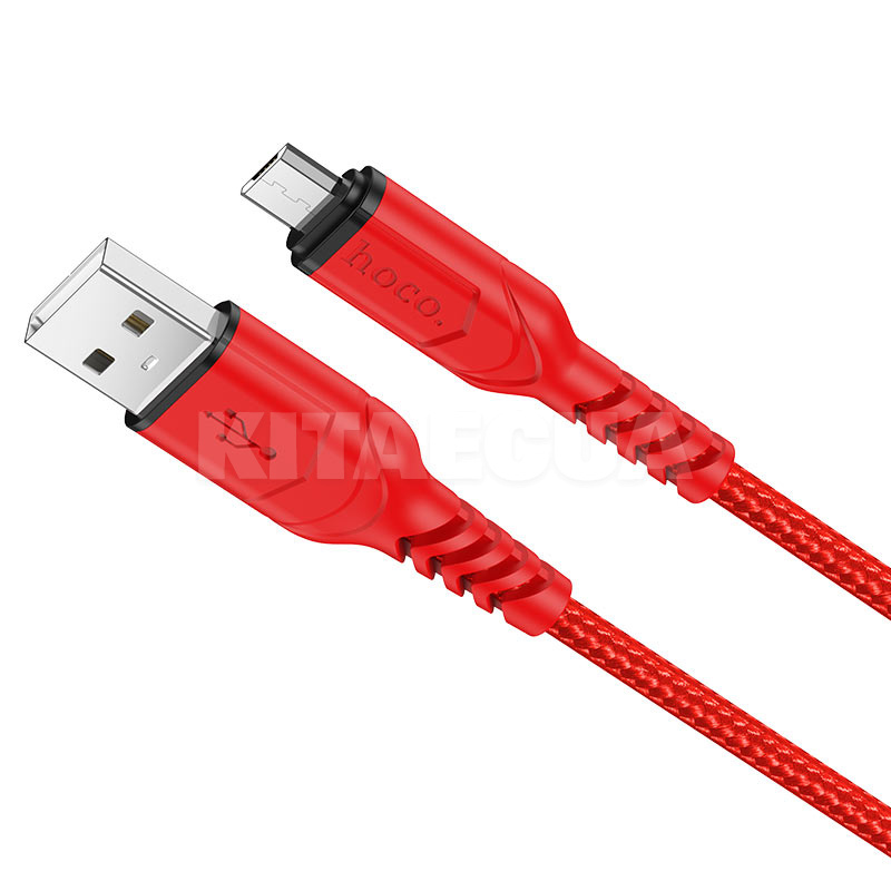 Кабель USB - microUSB 2.4A X59 1м красный HOCO (6931474744906)