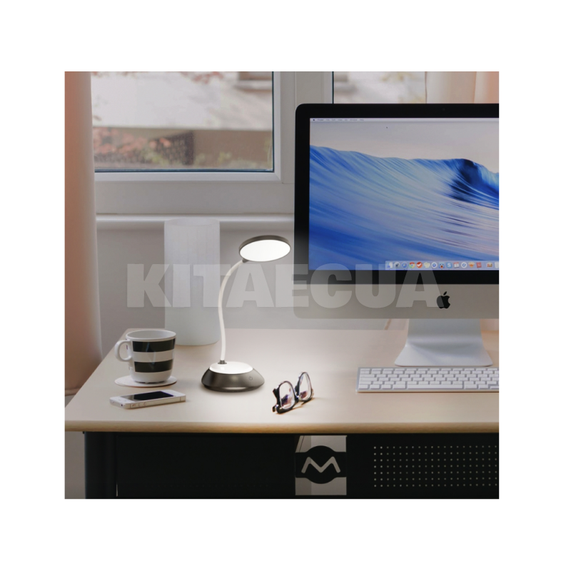 LED настільна лампа з акумулятором чорна TITANUM (TLTF-022B) - 2