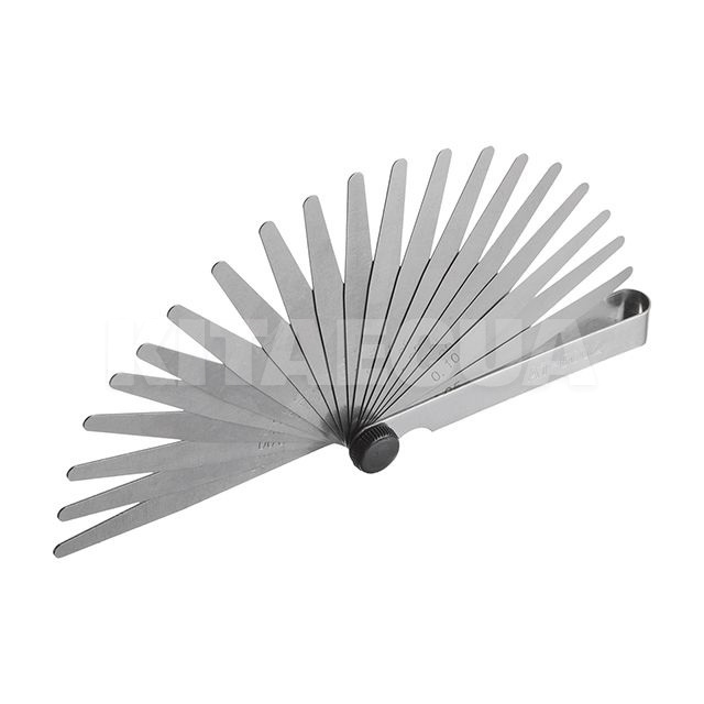 Комплект щупов для измерения зазоров (0.05-1.0мм) 20 предметов Intertool (AT-0002) - 2