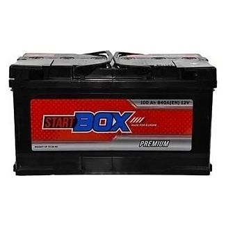 Аккумулятор автомобильный Premium 100Ач 840А "+" слева StartBOX