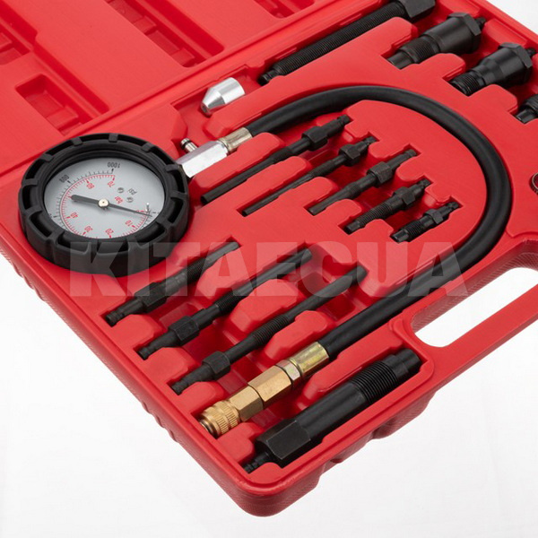 Компресометр дизельний (наб. 18 предметів) Intertool (AT-4003) - 6