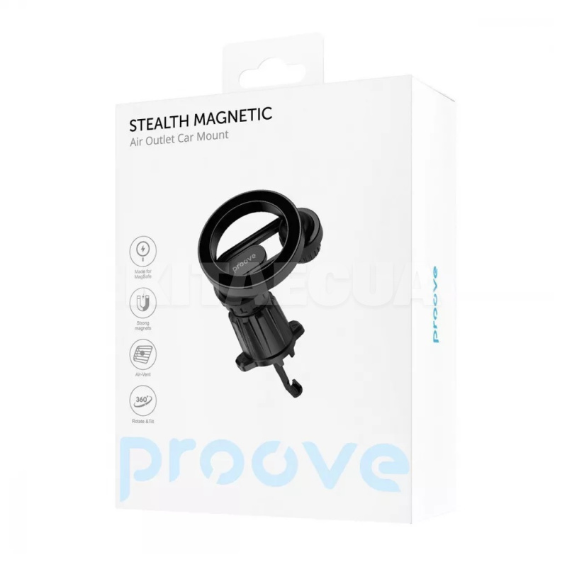 Автомобільний тримач на дефлектор Stealth Magnetic Air Outlet Car Mount Magnetic Ring PROOVE (492160001) - 6